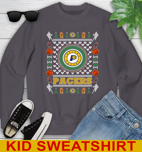 Indiana Pacers Merry Christmas NBA Basketball Loyal Fan Youth Sweatshirt 5