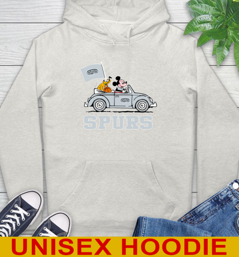 NBA Basketball San Antonio Spurs Pluto Mickey Driving Disney Shirt Hoodie 12