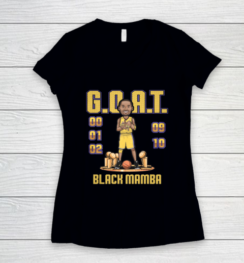 Kobe Bryant Goat Women's V-Neck T-Shirt