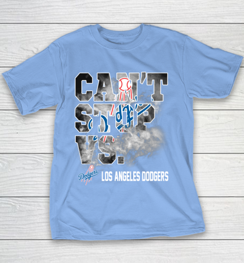 MLB Los Angeles Dodgers Baseball Can't Stop Vs Dodgers Youth T-Shirt 8