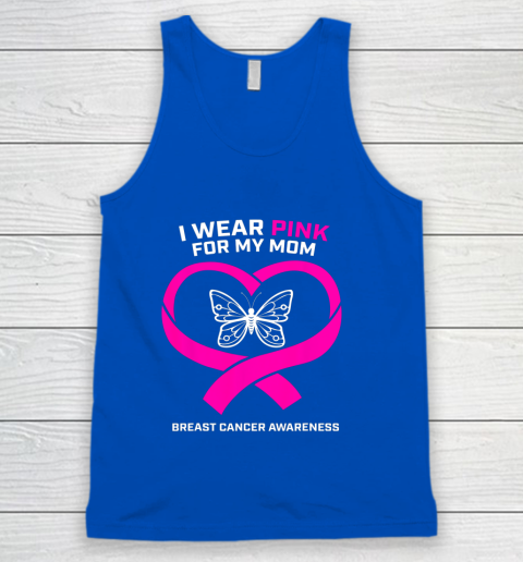 Men Women Kids Wear Pink For My Mom Breast Cancer Awareness Tank Top 4