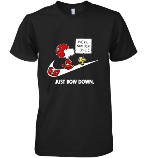 Tampa Bay Buccaneers Are Number One – Just Bow Down Snoopy Premium Men's T-Shirt