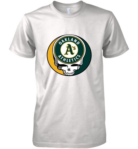 Oakland Athletics The Grateful Dead Baseball Mlb Mashup Premium Men's T-Shirt