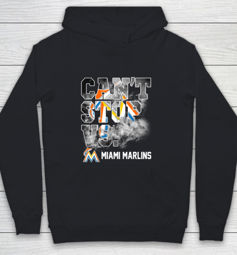 MLB Miami Marlins Baseball Can't Stop Vs Marlins Youth Hoodie