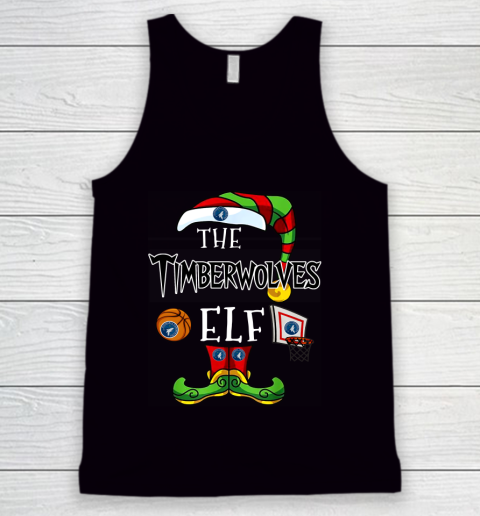 Minnesota Timberwolves Christmas ELF Funny NBA Tank Top