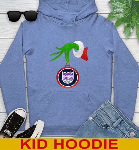 Sacramento Kings Grinch Merry Christmas NBA Basketball Youth Hoodie 12