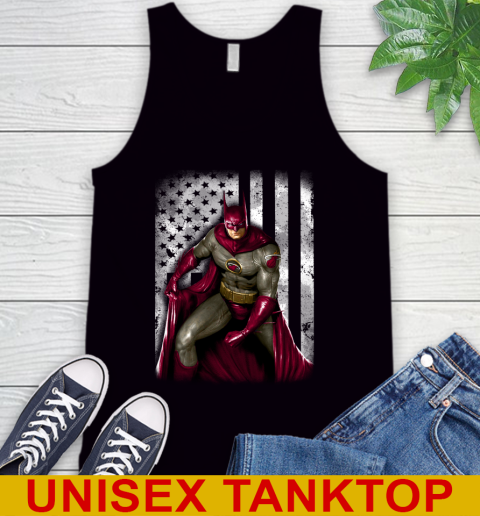 Miami Heat NBA Basketball Batman DC American Flag Shirt Tank Top