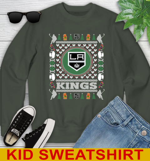 Los Angeles Kings Merry Christmas NHL Hockey Loyal Fan Youth Sweatshirt 8