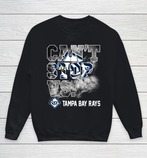 MLB Tampa Bay Rays Baseball Can't Stop Vs Rays Youth Sweatshirt