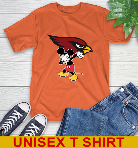 Arizona Cardinals NFL Football Dabbing Mickey Disney Sports T-Shirt 5