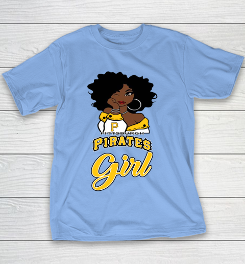 Pittsburgh Piratess Girl MLB Youth T-Shirt 10