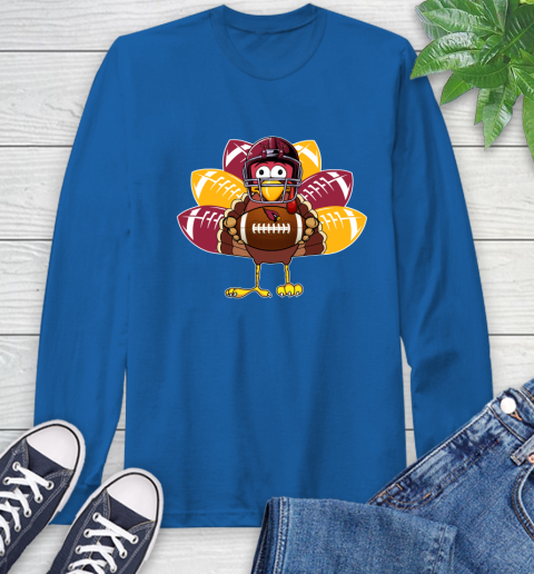 Arizona Cardinals Turkey Thanksgiving Day Long Sleeve T-Shirt 9