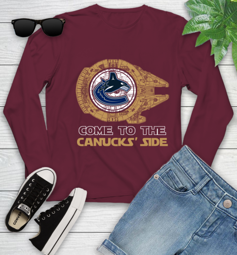 NHL Come To The Vancouver Canucks Wars Hockey Sports Youth Long Sleeve 6