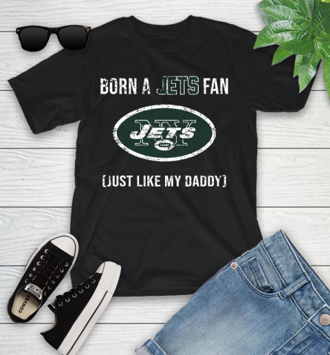 NFL New York Jets Football Loyal Fan Just Like My Daddy Shirt Youth T-Shirt