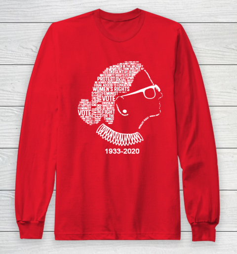 Notorious RBG 1933  2020 Shirt Ruth Bader Ginsburg RIP Long Sleeve T-Shirt 7