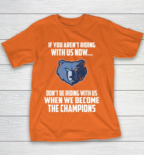 NBA Memphis Grizzlies Basketball We Become The Champions Youth T-Shirt 4