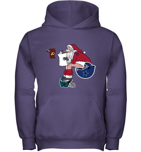 Santa Claus New York Giants Shit On Other Teams Christmas Youth Hoodie