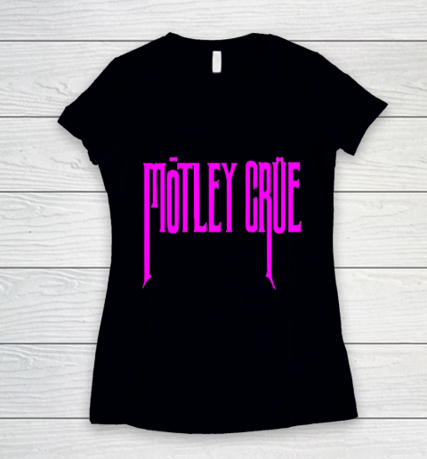 Motley Crue Women's V-Neck T-Shirt