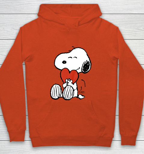 Peanuts Snoopy Heart Valentine Youth Hoodie 3