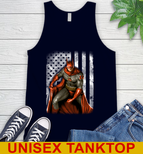 Cincinnati Bengals NFL Football Batman DC American Flag Shirt Tank Top 3 Cincinnati Bengals NFL Football Batman DC American Flag Shirt Tank Top - Image 3