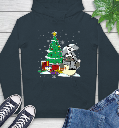 Oakland Raiders NFL Football Cute Tonari No Totoro Christmas Sports Hoodie 7