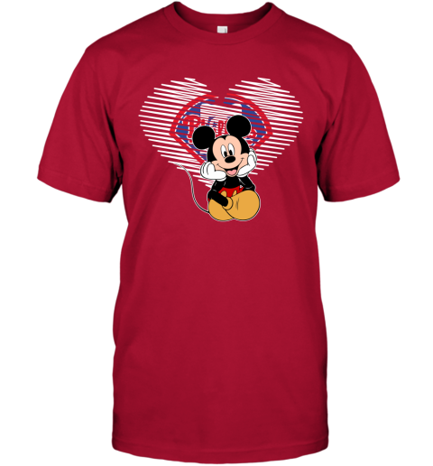 MLB Philadelphia Phillies The Heart Mickey Mouse Disney Baseball T Shirt jELvqWrqzsV classic t shirt 2 95 151514 front red