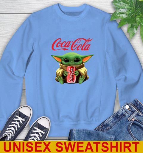 Star Wars Baby Yoda Hugs Coca Cola Soft Drink Shirt 35