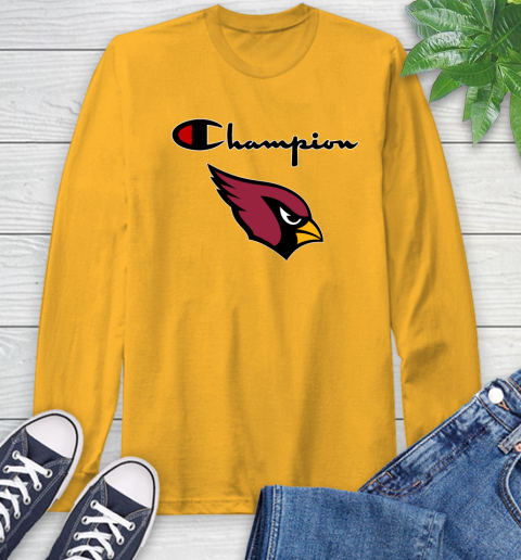 NFL Football Arizona Cardinals Champion Shirt Long Sleeve T-Shirt 2