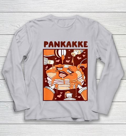 Pankakke Food Funny Cake Cupkakke Youth Long Sleeve 3