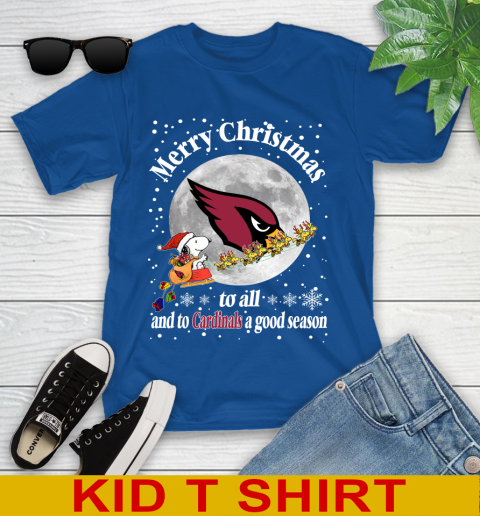 Arizona Cardinals Merry Christmas To All And To Cardinals A Good Season NFL Football Sports Youth T-Shirt 10