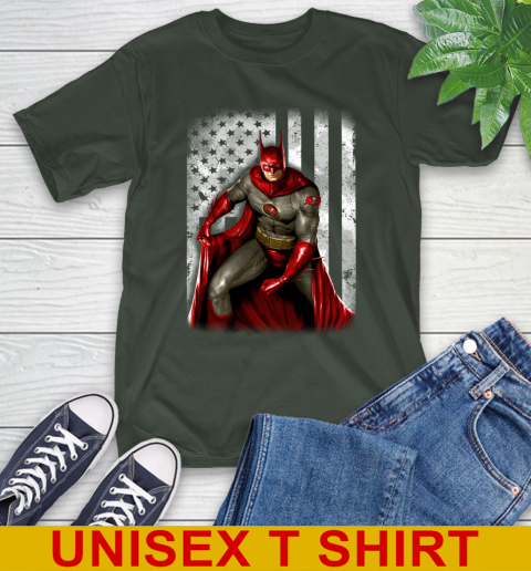 Tampa Bay Buccaneers NFL Football Batman DC American Flag Shirt T-Shirt 6