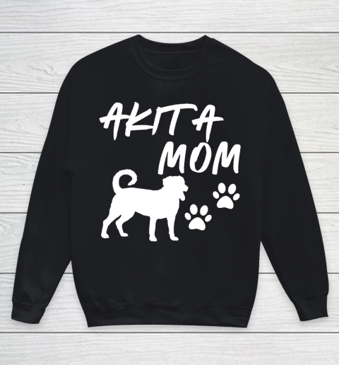 Mother's Day Funny Gift Ideas Apparel  Akita Mom T Shirt Youth Sweatshirt