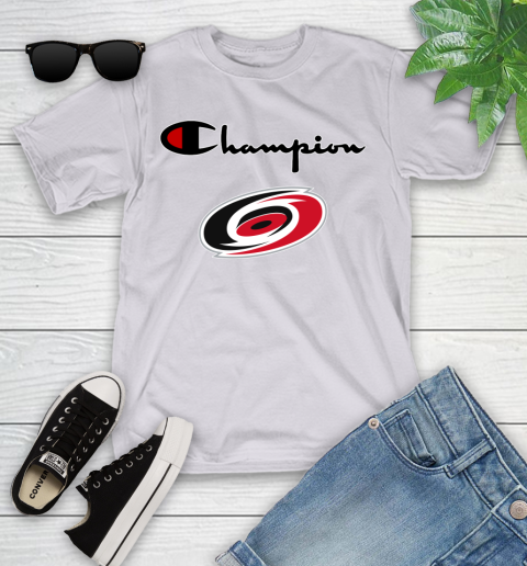 NHL Hockey Carolina Hurricanes Champion Shirt Youth T-Shirt 2