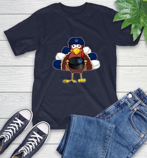 Toronto Maple Leafs Turkey Thanksgiving Day T-Shirt 4