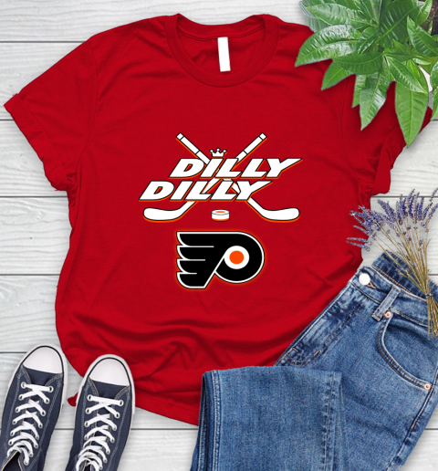 NHL Philadelphia Flyers Dilly Dilly Hockey Sports Women's T-Shirt 9