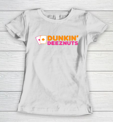 Dunkin Deez Nuts Pocket Aces Women's T-Shirt