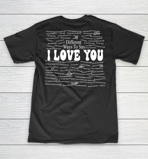 Ways To Say I Love You V-Neck T-Shirt