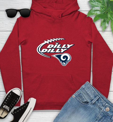 NFL Los Angeles Rams Dilly Dilly Football Sports Youth Hoodie 11