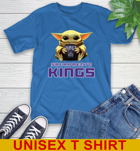 NBA Basketball Sacramento Kings Star Wars Baby Yoda Shirt 9