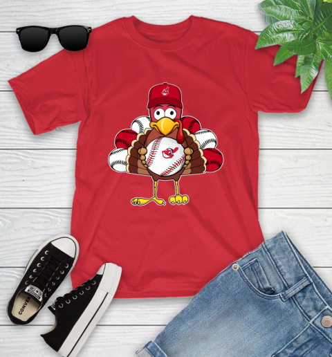 Cleveland Indians Turkey thanksgiving Youth T-Shirt 10