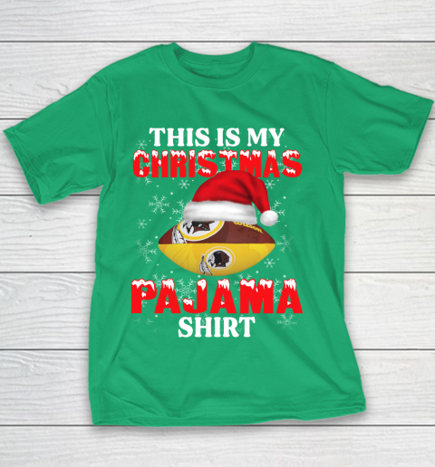 Washington Redskins This Is My Christmas Pajama Shirt NFL Youth T-Shirt 3
