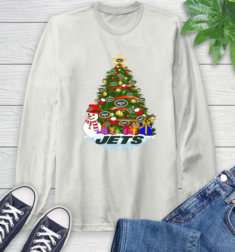 New York Jets Merry Christmas NFL Football Sports Long Sleeve T-Shirt 12