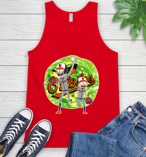 MLB Baltimore Orioles Rick And Morty Baseball Sports Tank Top 6