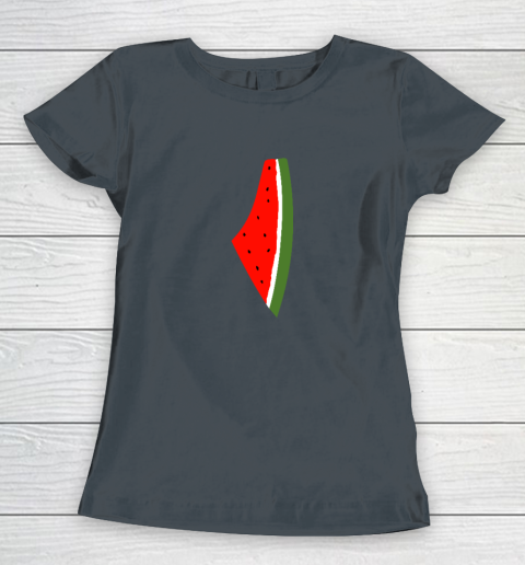 Palestine Watermelon Shirt Palestine Map Women's T-Shirt 3