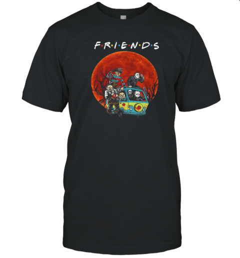 Halloween Horror Characters Friends T-Shirt