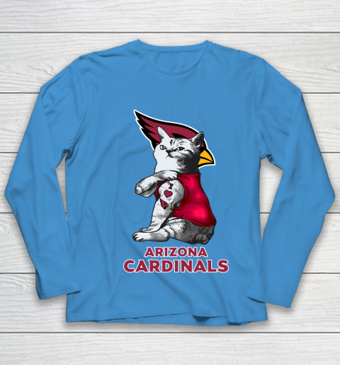 NFL Football My Cat Loves Arizona Cardinals Youth Long Sleeve 5