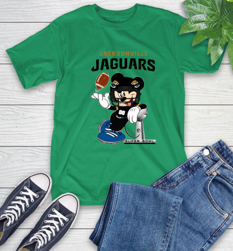 NFL Jacksonville Jaguars Mickey Mouse Disney Super Bowl Football T Shirt T-Shirt 7