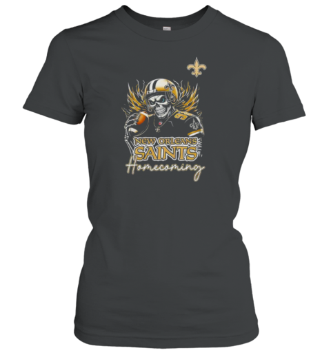 New Orleans Saints Football Homecoming 2024 skeleton player Women's T-Shirt