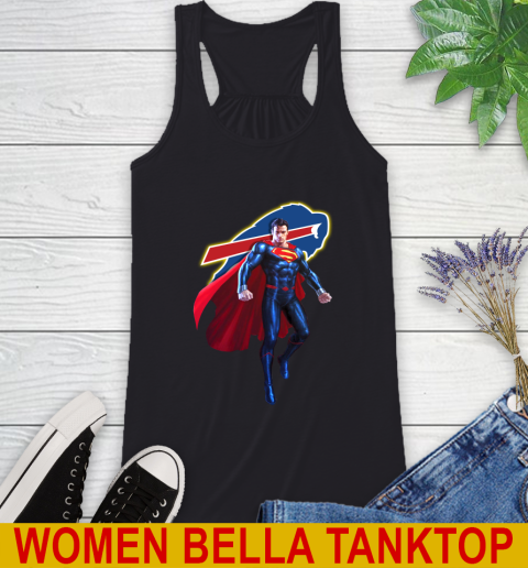 NFL Superman DC Sports Football Buffalo Bills Racerback Tank 2