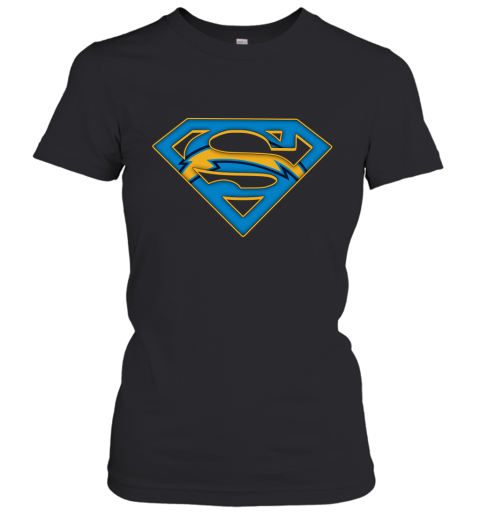 We Are Undefeatable Los Angeles Chargers x Superman NFL Women's T-Shirt